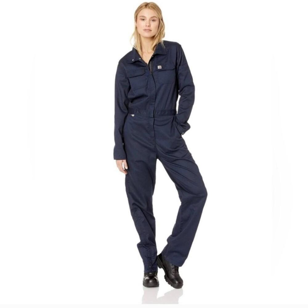 Carhartt jumpsuit navy small short
